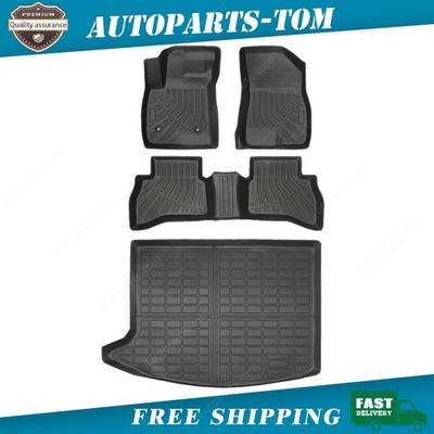 TPE Floor Mats & Trunk Cargo Liner For 2020-2026 Buick Encore GX AWD Waterproof