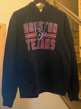 Houston Texans  47 Fleece Hoodie Men's Size M Sweatshirt Fall Navy NFL New