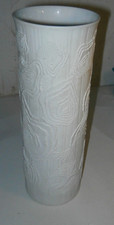 Porzellan Vase - Biscuitporzellan - Kaiser - groß 30 cm - Blumendekor
