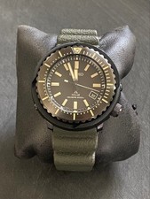 SEIKO PROSPEX SOLAR DIVER'S SNE543P1 Black Green Dive Watch
