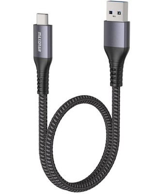USB C Kabel 50cm 10Gbps USB3.2 Gen2 Schnellladung Zubehör für Android Geräte