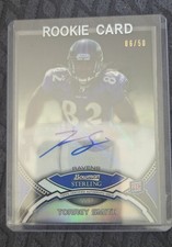 2011 Bowman Sterling - Autographs Torrey Smith #BSA-TS Black Refractor /50 (AU,