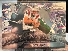 2025 Panini Prizm Football Drake Maye Prizm Break Insert Patriots #6