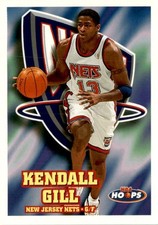Nba Hoops 97 Kenall Gill New Jersey Nets Basketball Card