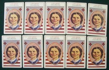 CLARA BARTON - A GREAT AMERICAN 1976 BICENTENNIAL ISSUED 10 CARD LOT