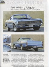 1970-1971 Ford Ranchero Gt 3 Page Color Article