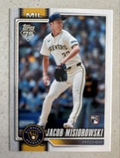 2026 Topps Series 1 - Base Player Number Variations Jacob Misiorowski #10 (RC)