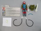 Vintage 1987 GI JOE FAST DRAW w/ File Card & Hose Complete C-9 Near Mint #9