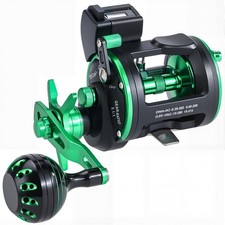 Graphite Body Fishing Reel Durable Stainless-...