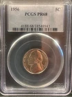 1956 JEFFERSON NICKEL PCGS GRADED PR68
