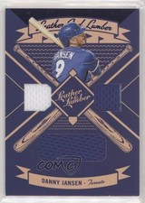 2019 Panini Leather & Lumber and Triple Relics Blue Danny Jansen #LLT-DJ yz8