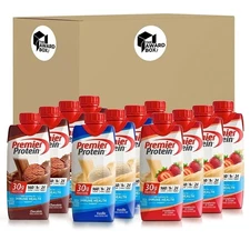 Premier Protein Shakes Vanilla Chocolate Strawberry 12 Pk (4 each)