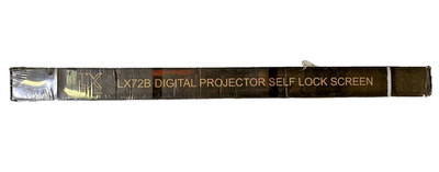 LX LX72B Smart Digital Projector Self Lock Screen 4:3, 72 Inch Matte White