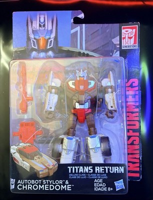 Transformers Titans Return Chromedome Autobot Stylor Action Figure Hasbro MOC