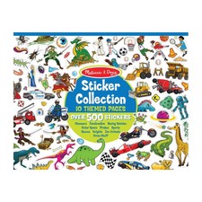 Melissa Doug Sticker Collection Book: Dinosaurs, Vehicles, Space, and More...