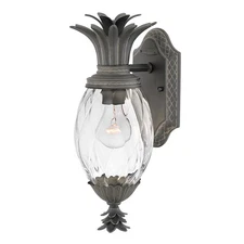 Hinkley Lighting 1 Light Plantation Outdoor Wall Mount, Black - 2126MB