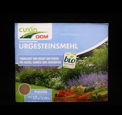 Cuxin DCM Urgesteinsmehl 1,75kg Basaltsteinmehl Bodenverbesserer Universaldünger