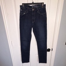 Gap Women's Slim Fit Skinny Jeans Dark Wash Blue Denim Stretch 5-Pocket