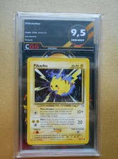 pokemon carte pikachu  70 /111  50  PV français   2000 gradée 9, 5 gem Mint CGG