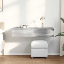 vidaXL Scaffale a Parete con Cassetti Grigio 100x36x19cm in Truciolato