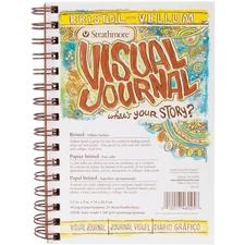 Strathmore Visual Journal Bristol Vellum 5.5"X8" 24 Sheets