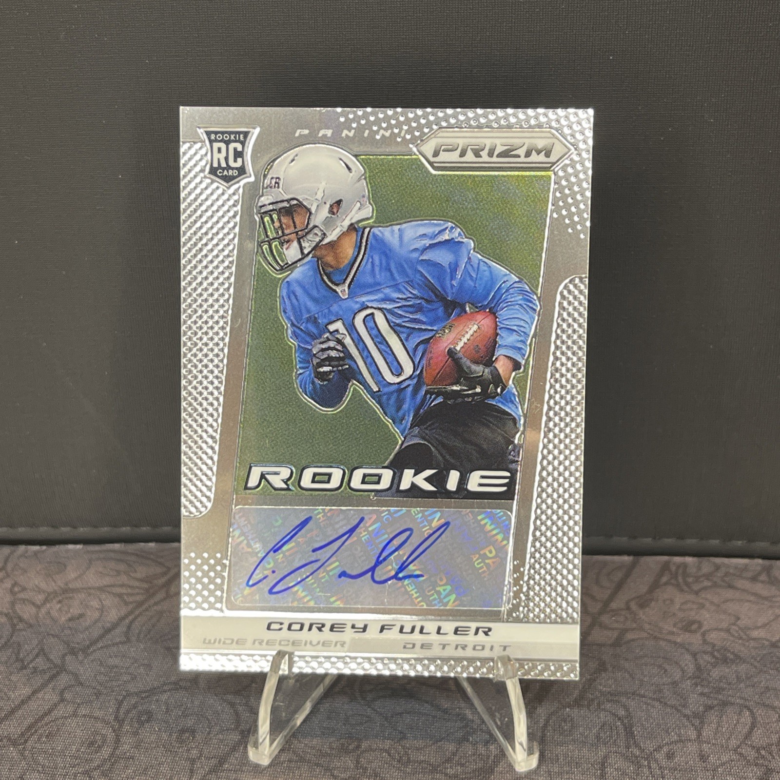 Corey Fuller Panini Prizm #217 Autograph