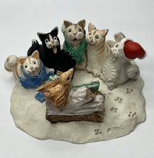 Peter Fagan Colour Box Cats The Carol Singers HS035 Brand New