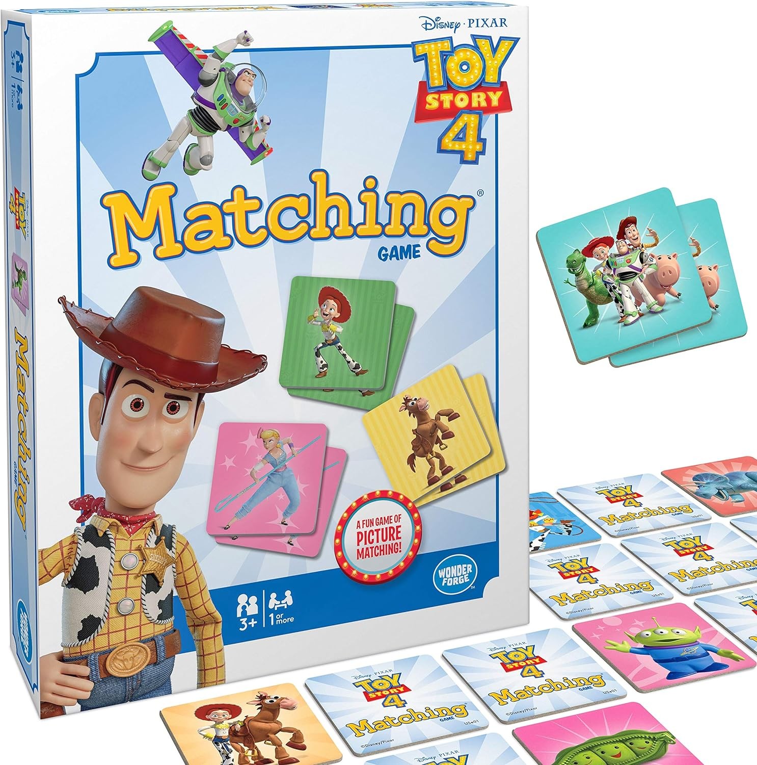 Wonder Forge Disney Toy Story 4 Matching Game for Kids 3+ | 