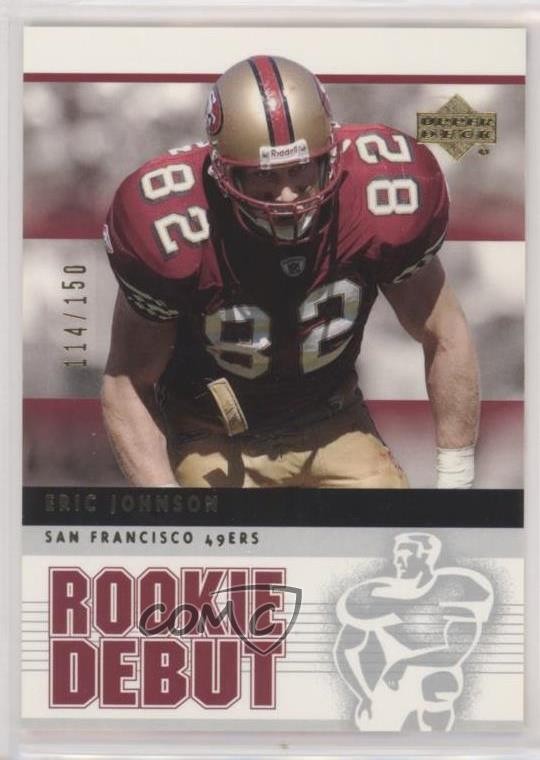 2005 Upper Deck Rookie Debut Gold 150 114/150 Eric Johnson #85 0q3