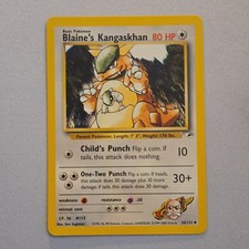 Pokemon TCG - Blaine's Kangaskhan Gym Class Heroes 36/132 LP on eBay