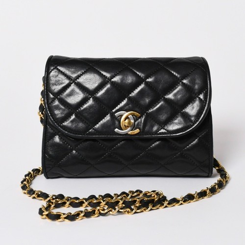 CHANEL Mini Matelass S Flap S Chain Shoulder Bag 1st Model Paris Limited Coco Ma