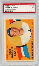1960 Topps Frank Howard #132 Rookie Star PSA 7
