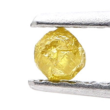 Yellow Diamond Natural Loose Diamond Raw Diamond Rough Diamond 0.12 Ct