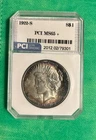 1922-S Peace Dollar $1 PCI  Mint State 65 +Toned