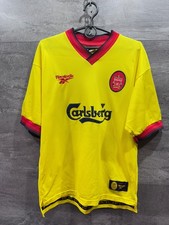 LIVERPOOL 1997 1998 1999 FOOTBALL SHIRT VINTAGE REEBOK SOCCER JERSEY SIZE L