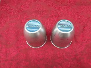 CRAGAR RACE SUPER TRICK WHEEL CENTER CAPS PAIR