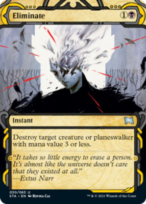 x1 Eliminate - Foil U MTG Strixhaven: Mystical Archives M/NM, English