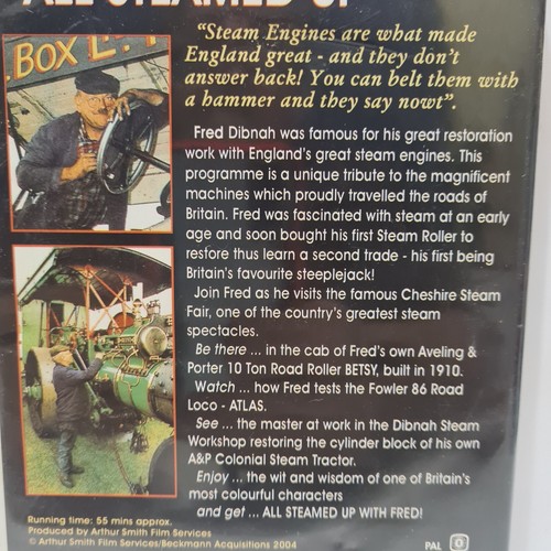 Fred Dibnah's Steam Trains Railway DVD All Steamed Up Steam Engines England - Picture 4 of 11