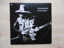 Peter Maffay autograph signed LP cover "I want to live" vinyl