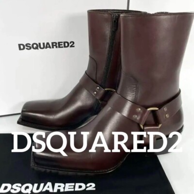 DSQUARED2 harness boots ring boots size 43 27.5cm JAPAN | eBay