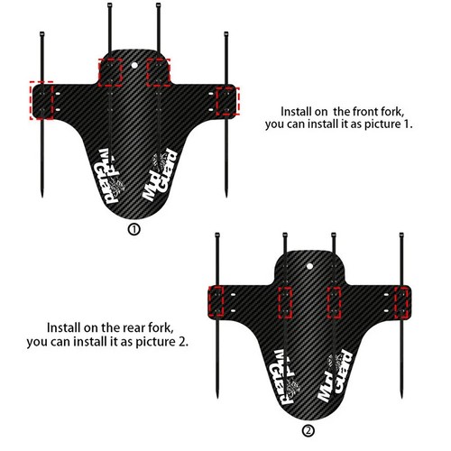 1 Piece Bike Road Bike Wheel Universal Mudguard Wings Mud Guard Accessories - Picture 3 of 28