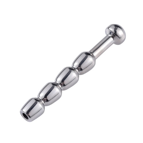 Male Stainless Steel Urethral Dilators Through-hole Sound Penis Plug Hollow Bead - Picture 14 of 16