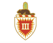 4" 3rd engineer battalion dui army bumper sticker decal usa made