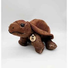 Wild Republic Plush Brown Tortoise Realistic Stuffed Animal San Francisco Zoo