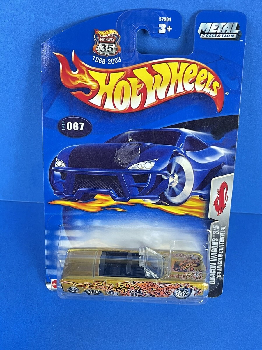 2003 HOT WHEELS #067 '64 LINCOLN CONTINENTAL 3 OF 5 DRAGON WAGONS