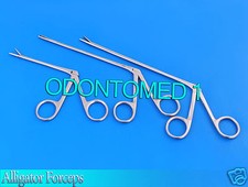 6 ASSORTED ALLIGATOR FORCEPS SURGICAL INSTRUMENTS ENT