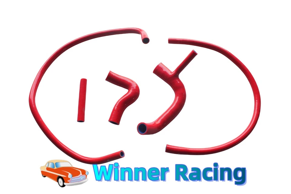 MANGUERA CALEFACTORA RADIADOR SILICONA ROJA para AUSTIN MINI 850/1000/1100 -1990 Foto 2 de 4