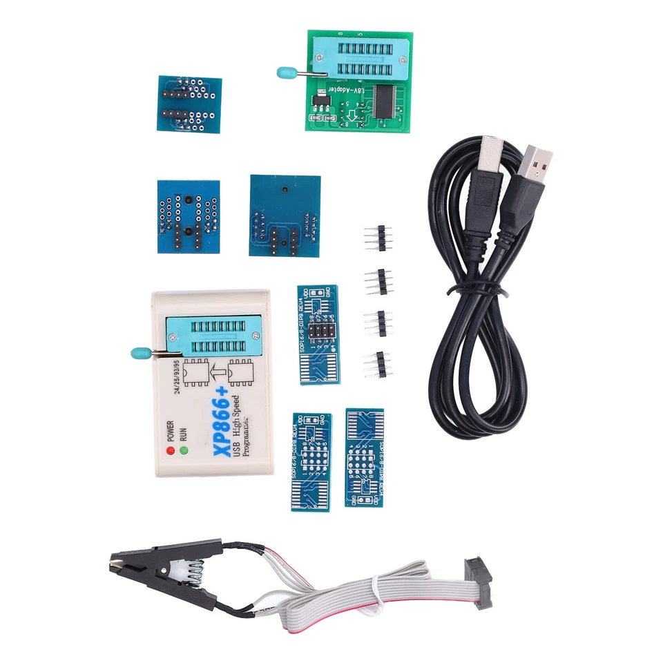 XP866 SPI FLASH Programmer BIOS Chip USB Programming Kit For 24 25 93 EEPROM - Image 2 of 4