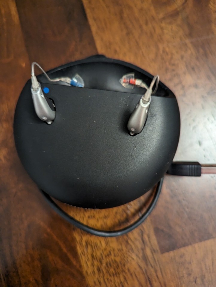 Philips Hearlink 9030 MNR TR Rechargeable Hearing Aids *In Original