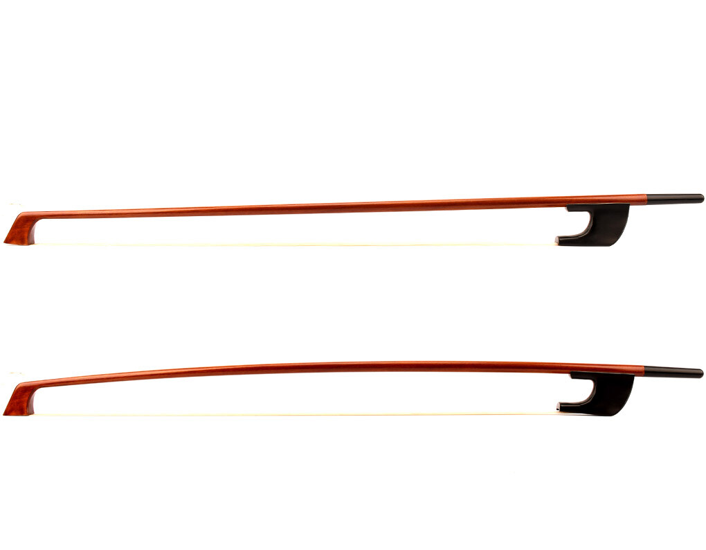 Pro Master Antique/Old Baroque Style Pernambuco Double Bass Bow 3/4
